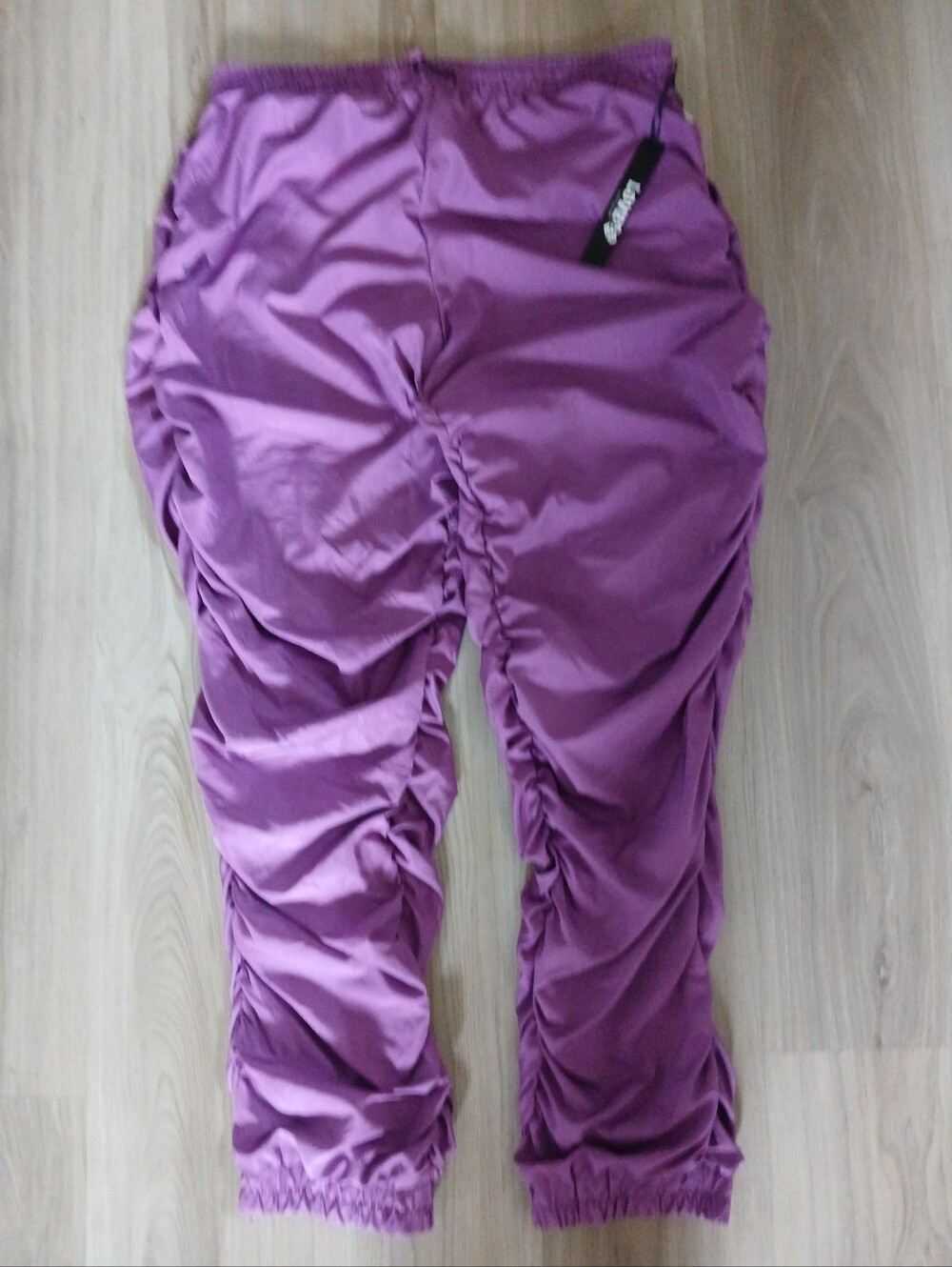 Love 83 Lavender Purple Ruched Joggers for Kids